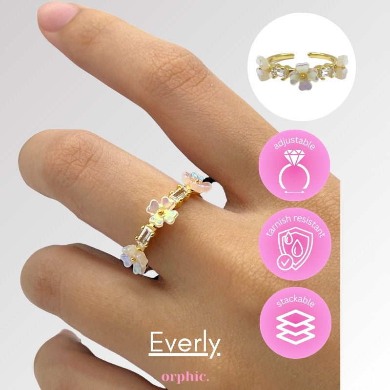 Dainty Adjustable Stackable Rings | One-Size Rings for Women