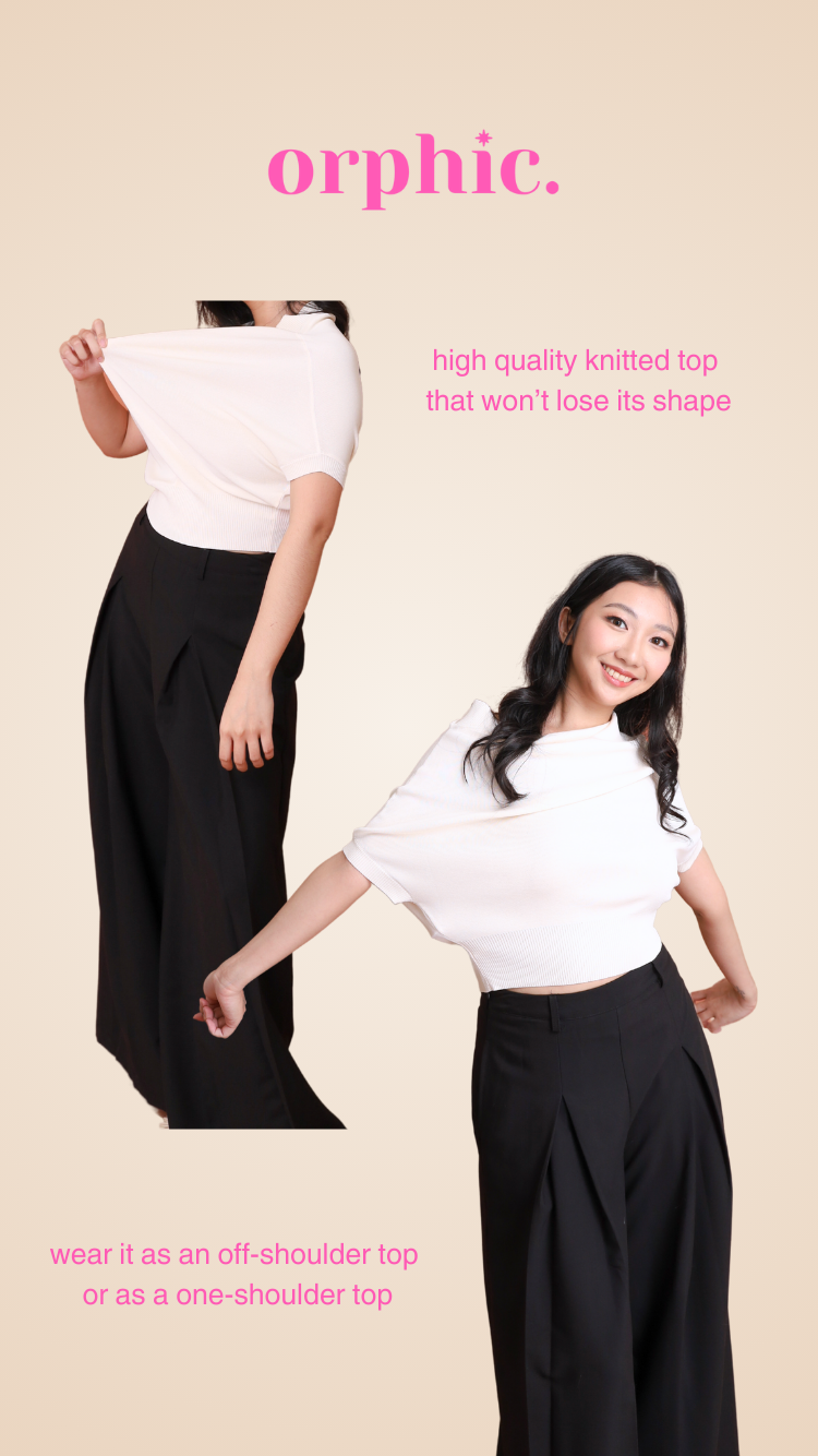orphic. wear Sierra 2-Way Top & Effortlessly Chic Wide-Leg Pants Set