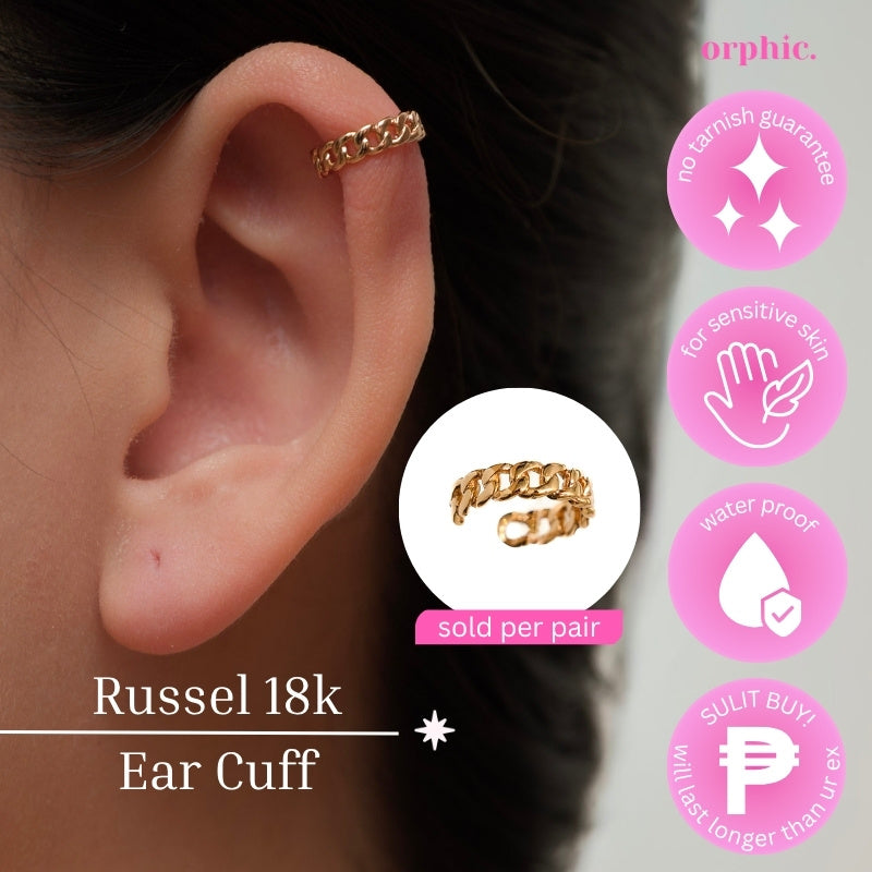 Ear Cuffs 18k Gold Plated