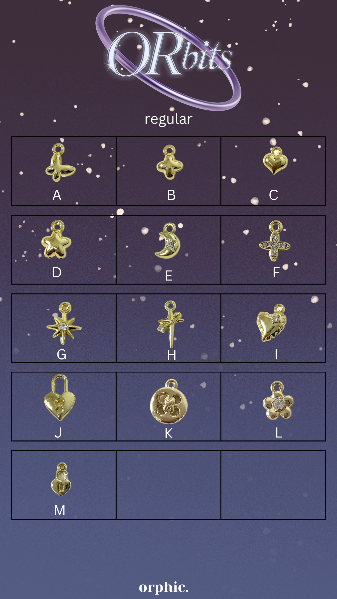 (PRE-ORDER) ORbits Regular ADD ON (Charm Only)