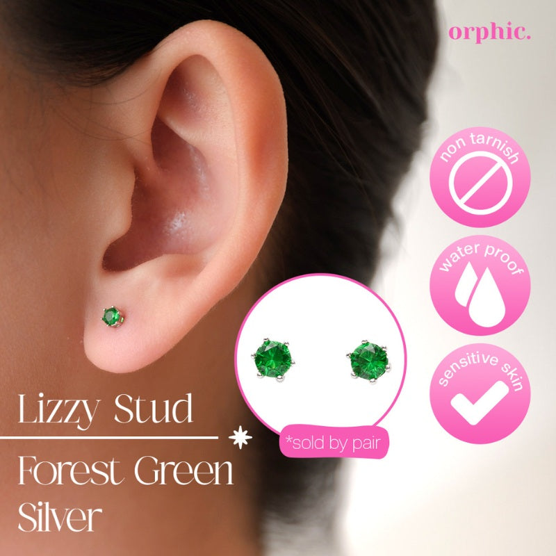 Stud Earrings Silver #1