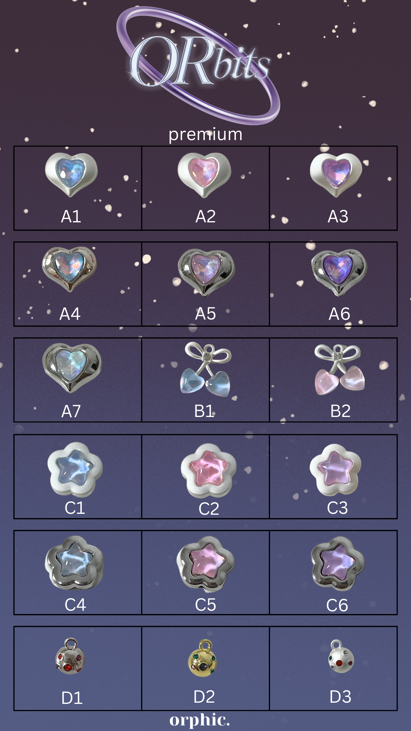 (PRE-ORDER) ORbits Premium ADD ON (Charm Only)