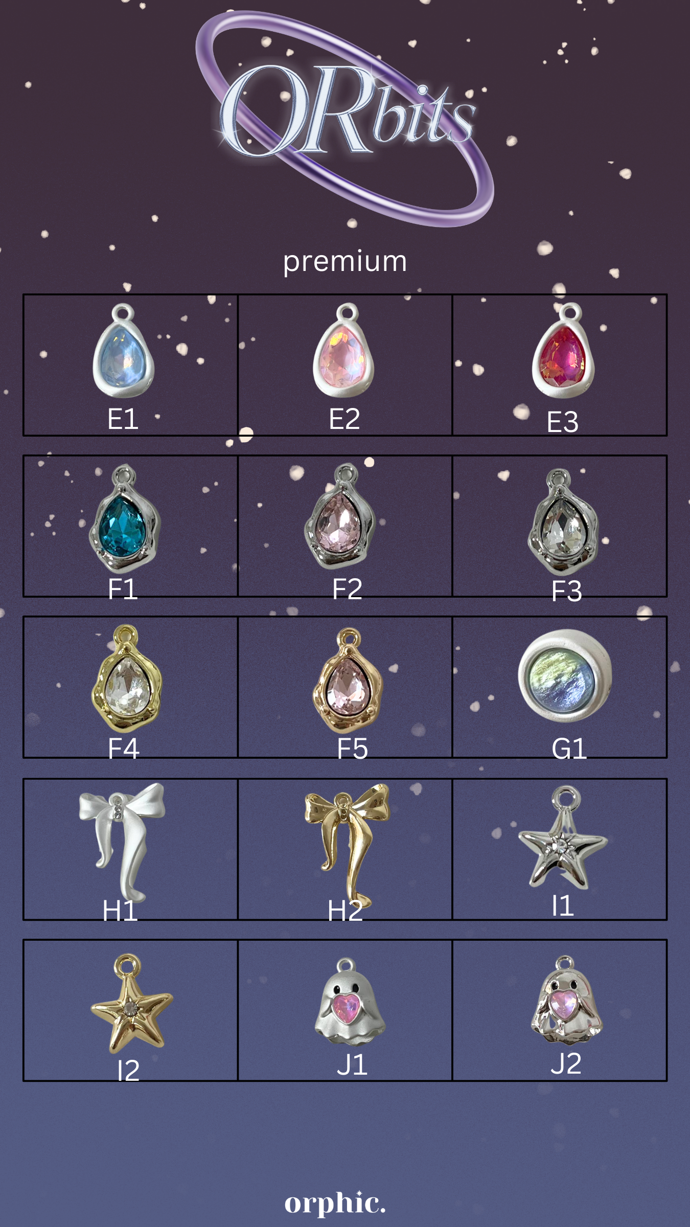 (PRE-ORDER) ORbits Premium ADD ON (Charm Only)