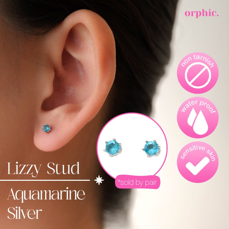 Stud Earrings Silver #1