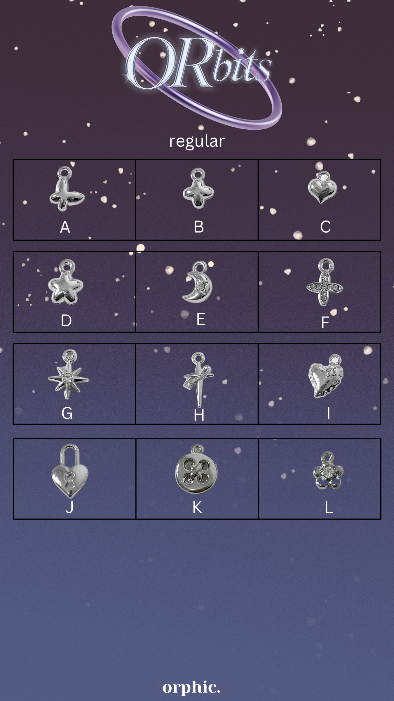 (PRE-ORDER) ORbits Regular ADD ON (Charm Only)