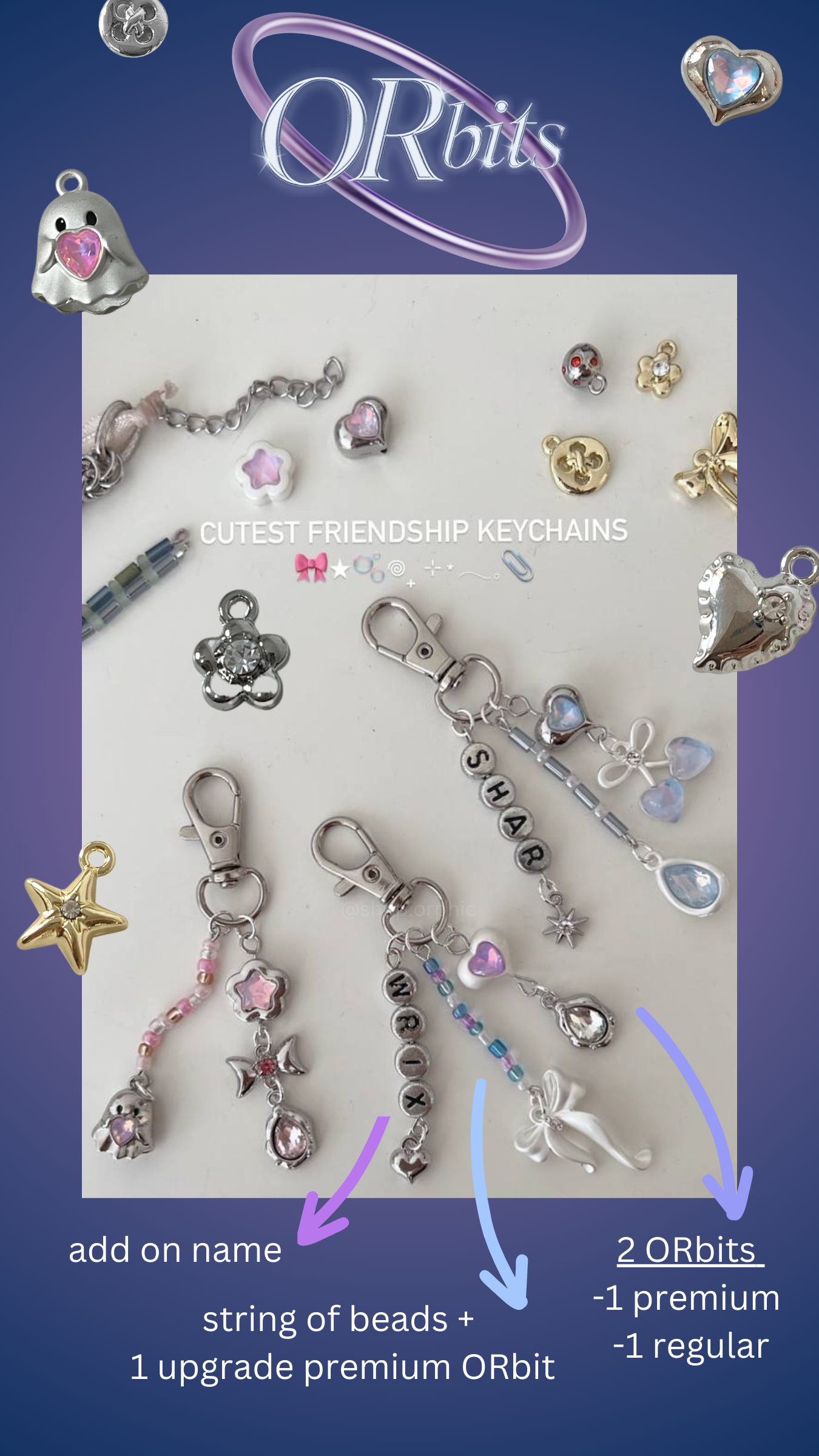 (PRE-ORDER) ORbits DIY Charm Keychain