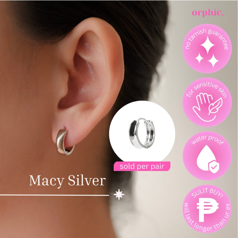 Hoop Earrings Silver #1