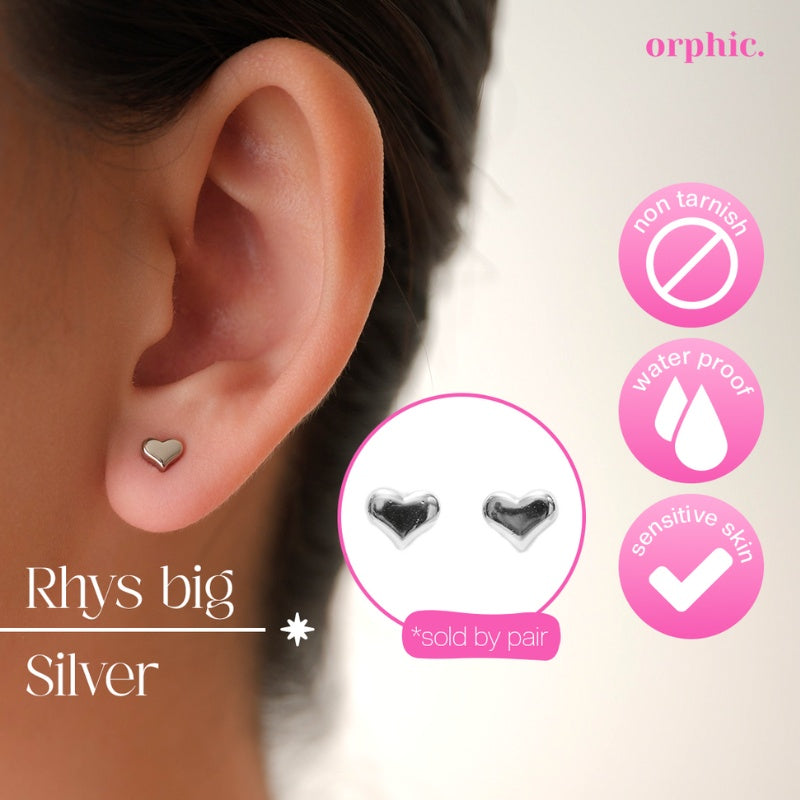 Stud Earrings Silver #1