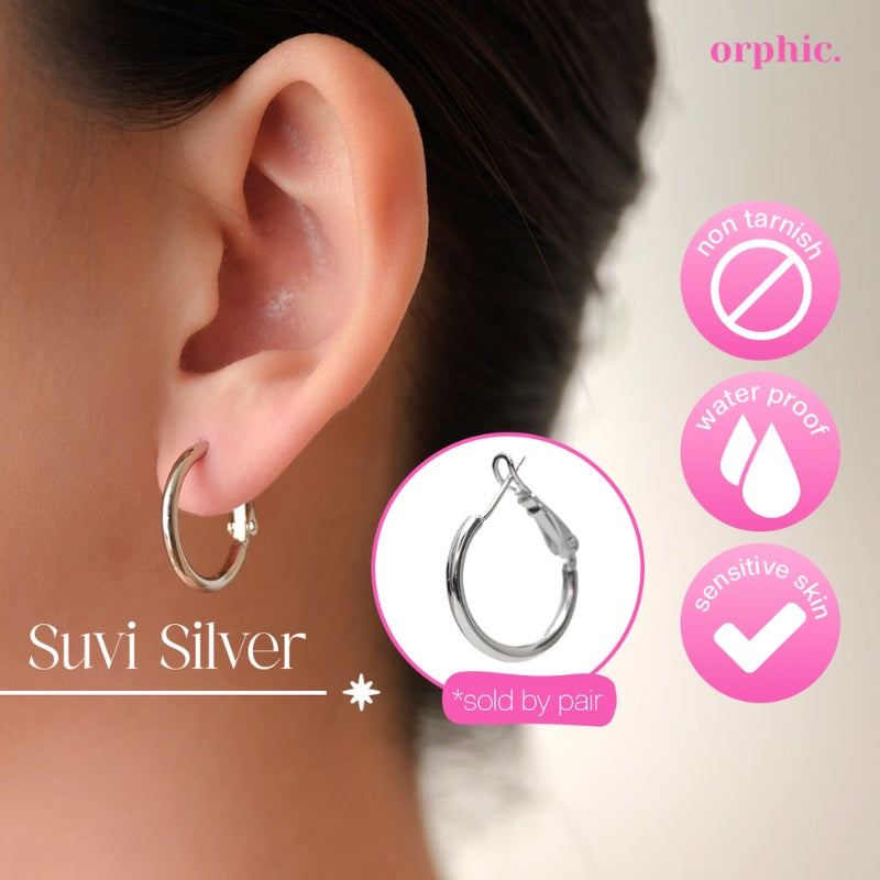 Hoop Earrings Silver #1