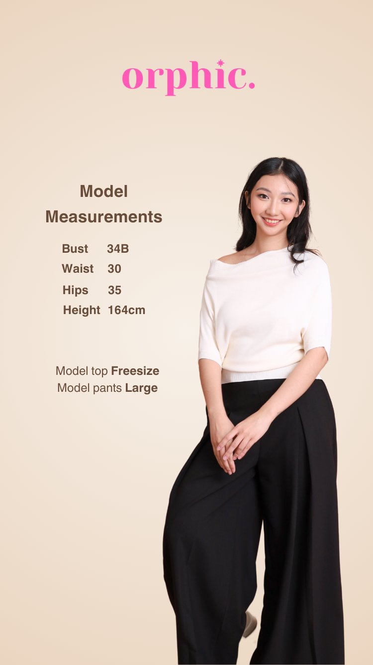 orphic. wear Sierra 2-Way Top & Effortlessly Chic Wide-Leg Pants Set