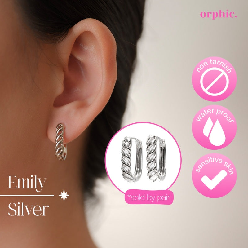 Hoop Earrings Silver #1