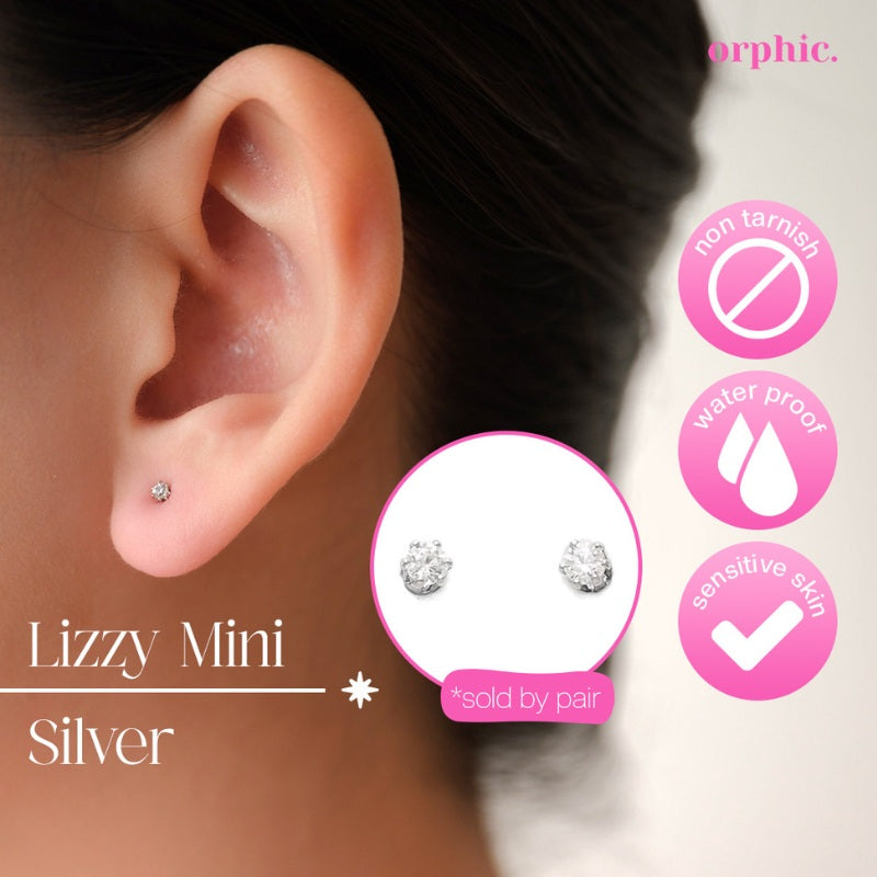Stud Earrings Silver #1