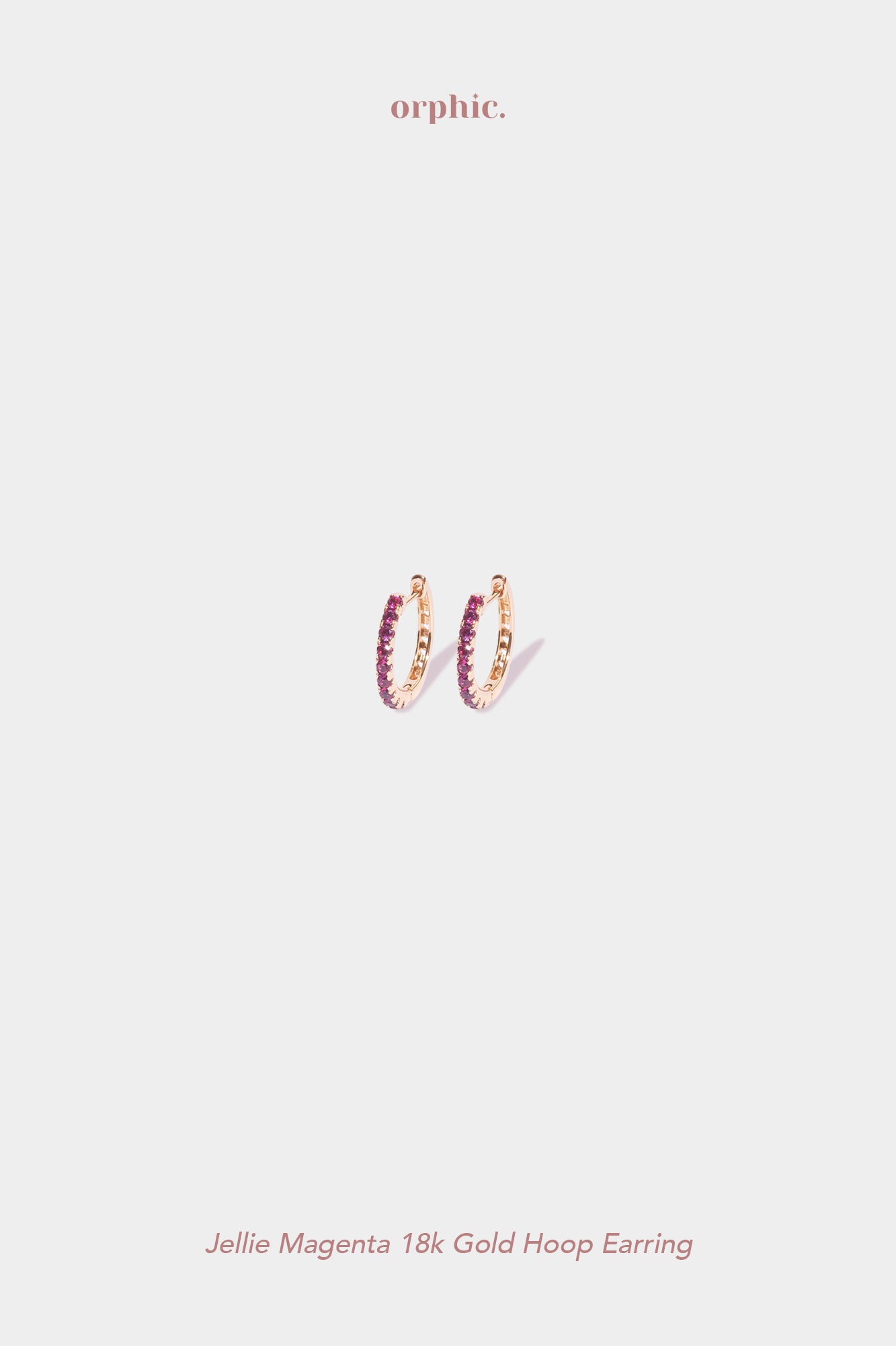 Jellie 18k Gold Plated Hoop Earring