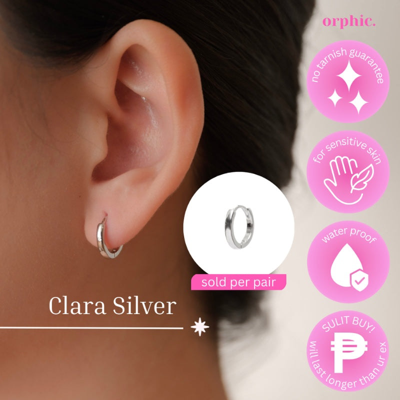Hoop Earrings Silver #1