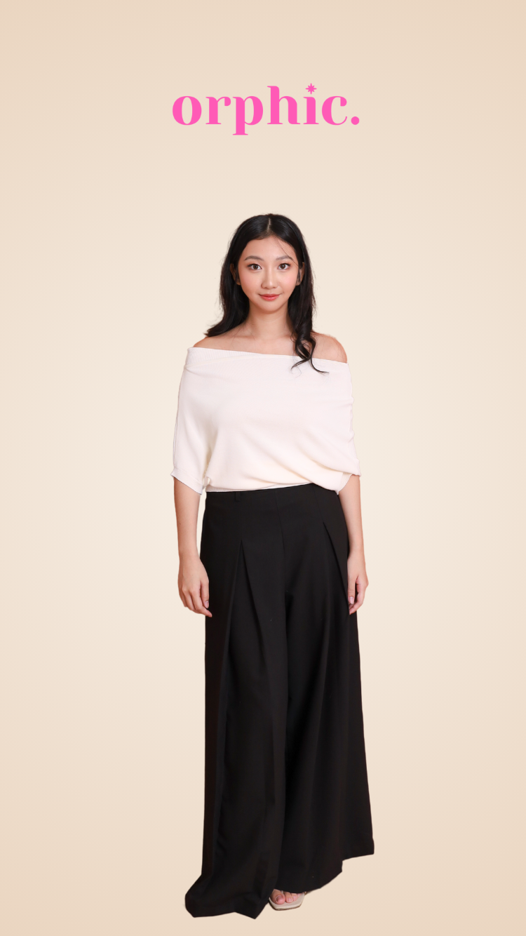 orphic. wear Sierra 2-Way Top & Effortlessly Chic Wide-Leg Pants Set