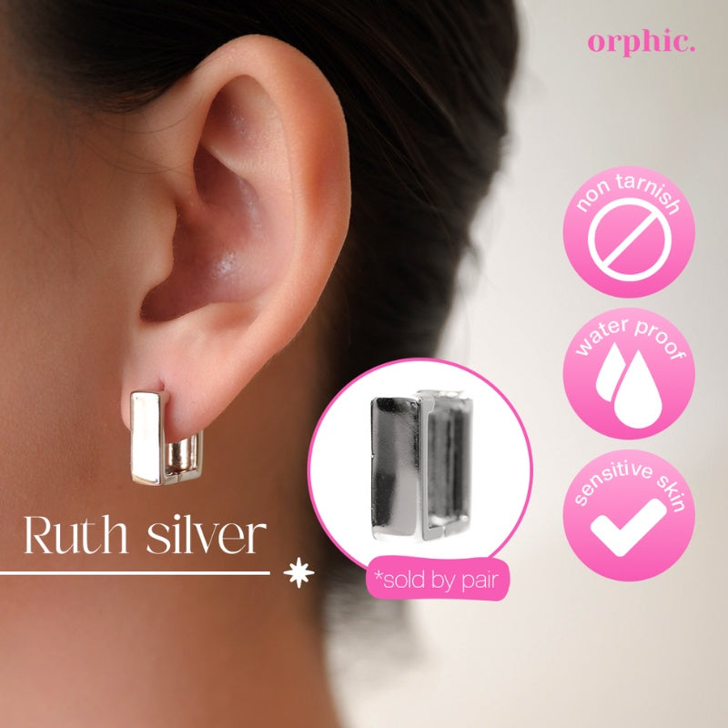 Hoop Earrings Silver #1