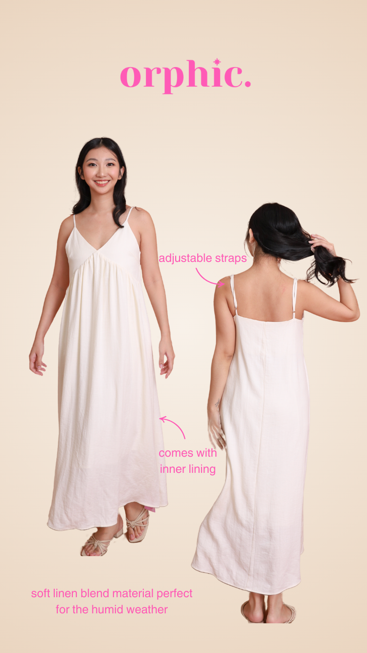 orphic. wear Tina Spaghetti Strap Dress and Cropped Blazer Set
