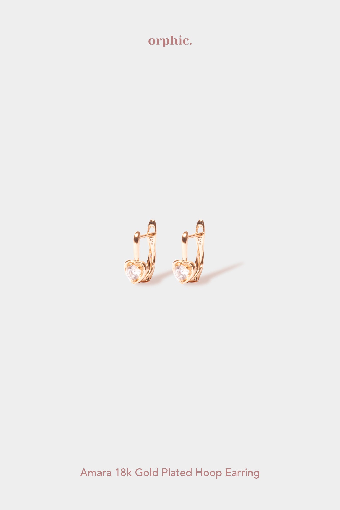 Amara 18k Gold Plated Hoop Earring