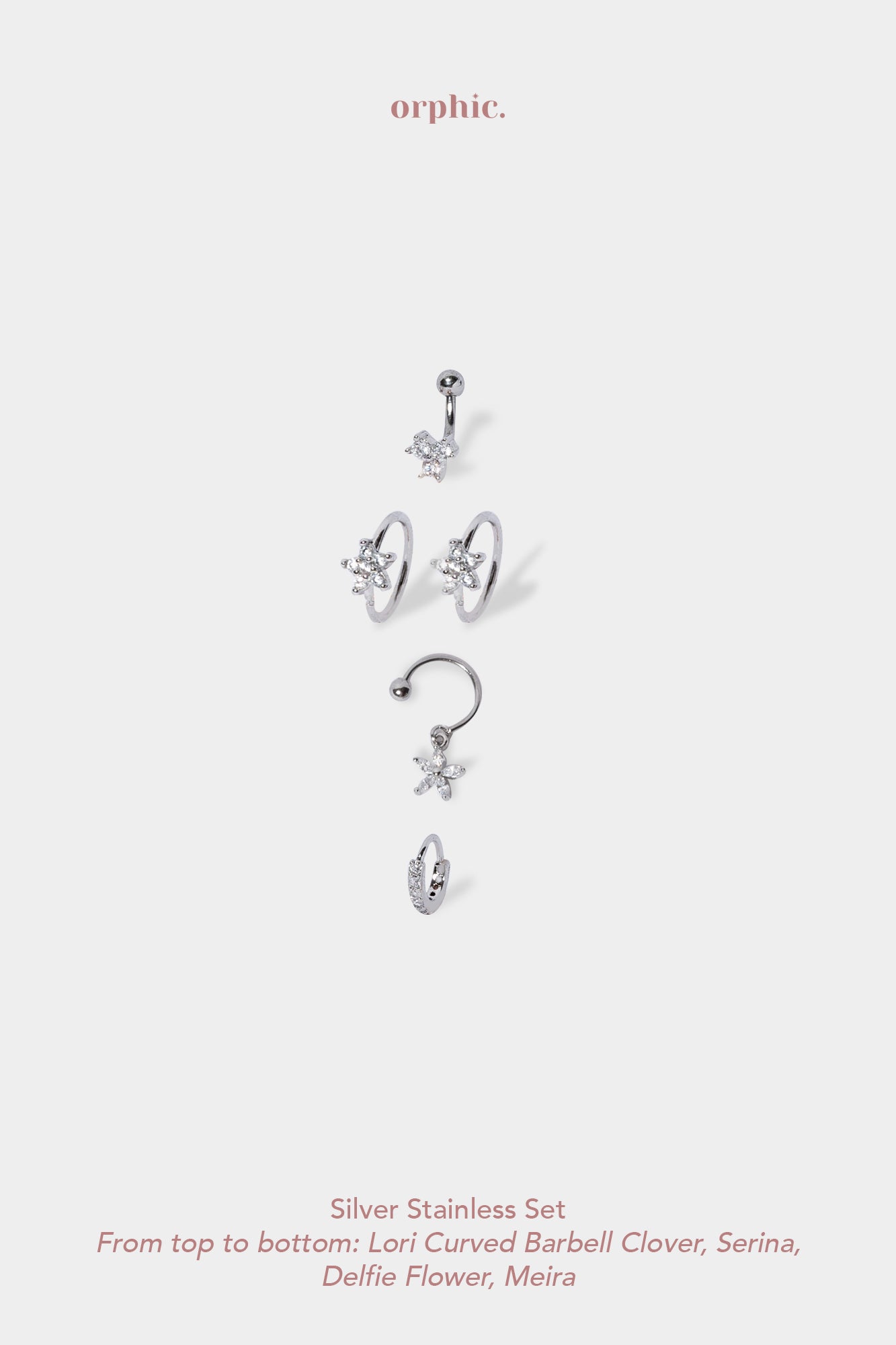 Serena Silver Stainless Set