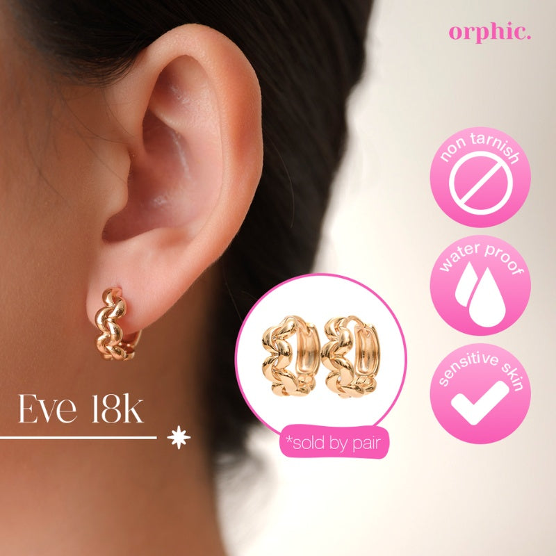 Hoop Earrings 18k Gold Plated #1