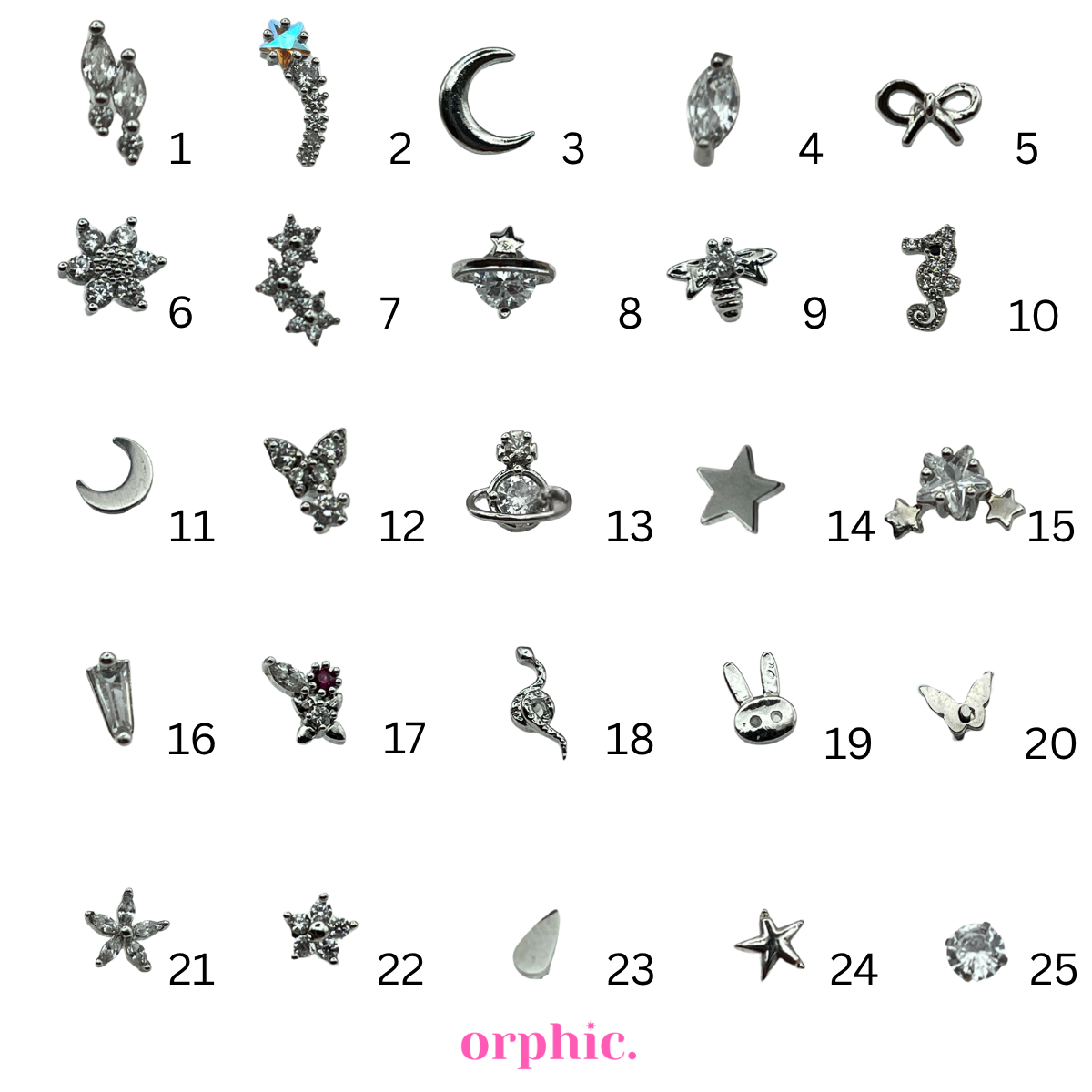 [2/2] Silver Screw Ball Stainless Steel