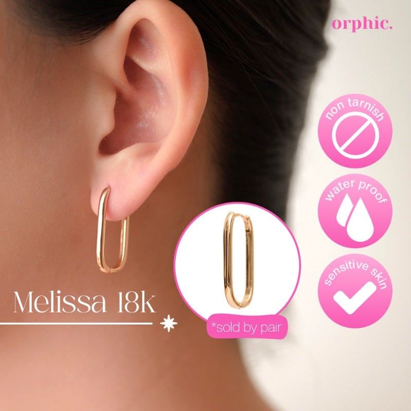 Hoop Earrings 18k Gold Plated #1