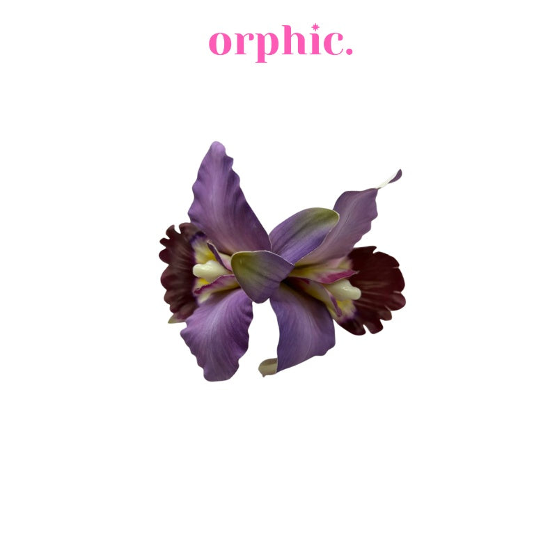Orchid Flat Hair Claw Clip