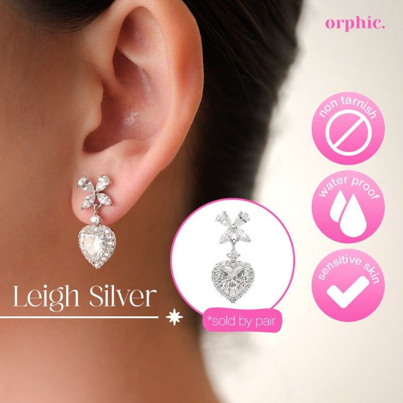 Stud Earrings Silver #2