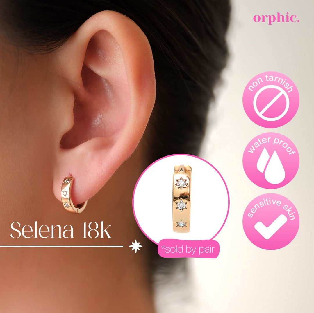 Archive Edit: Last Chance Non-Tarnish & Hypoallergenic Earrings 18k Gold Plated