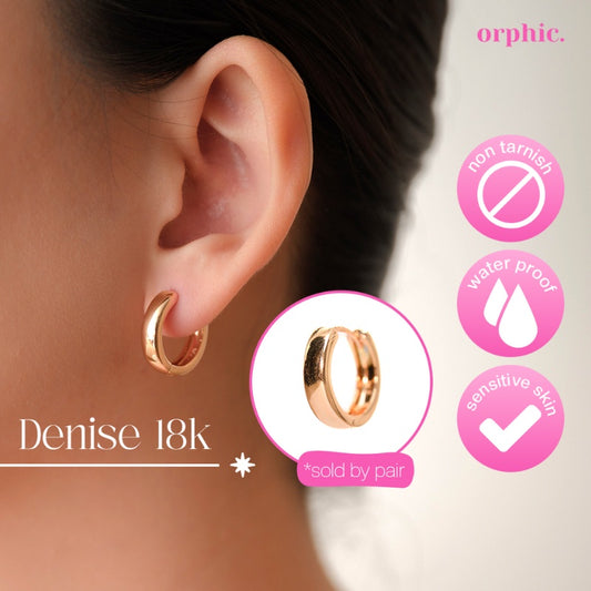 Hoop Earrings 18k Gold Plated #1