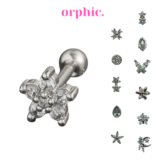 [2/2] Silver Screw Ball Stainless Steel