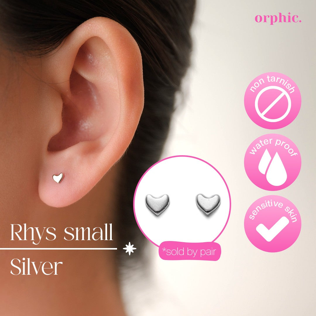 Archive Edit: Last Chance Non-Tarnish & Hypoallergenic Earrings Silver (White Gold Plated)