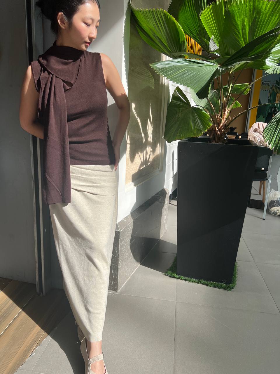 Ella Bodycon High-Waist Skirt