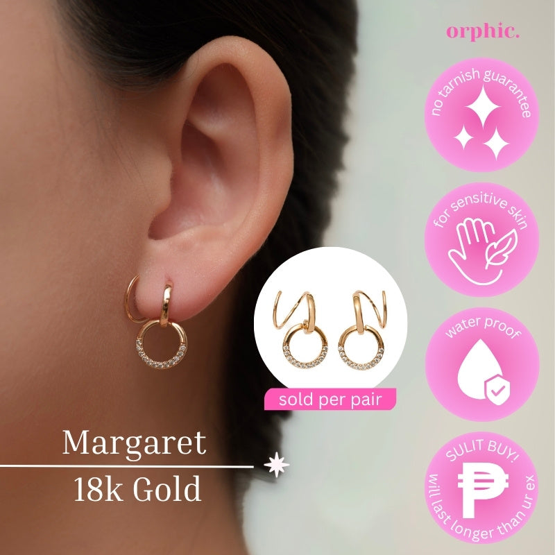 Double Piercing Illusion Earrings