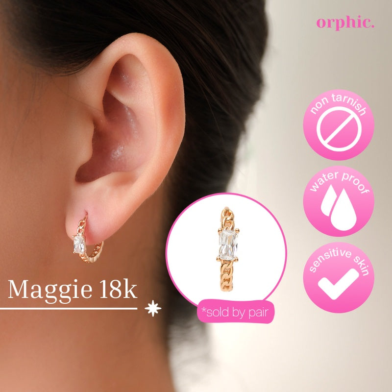 Hoop Earrings 18k Gold Plated #2