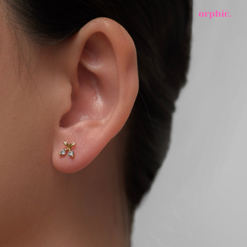 Sherry 14k 18k Gold Earring Necklace Set