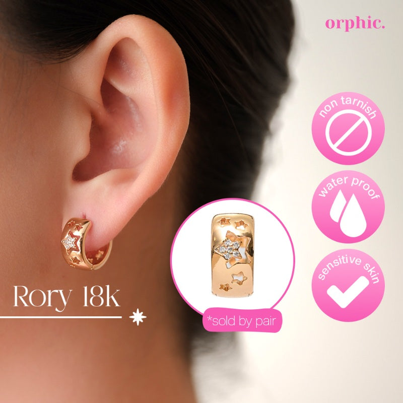 Hoop Earrings 18k Gold Plated #2