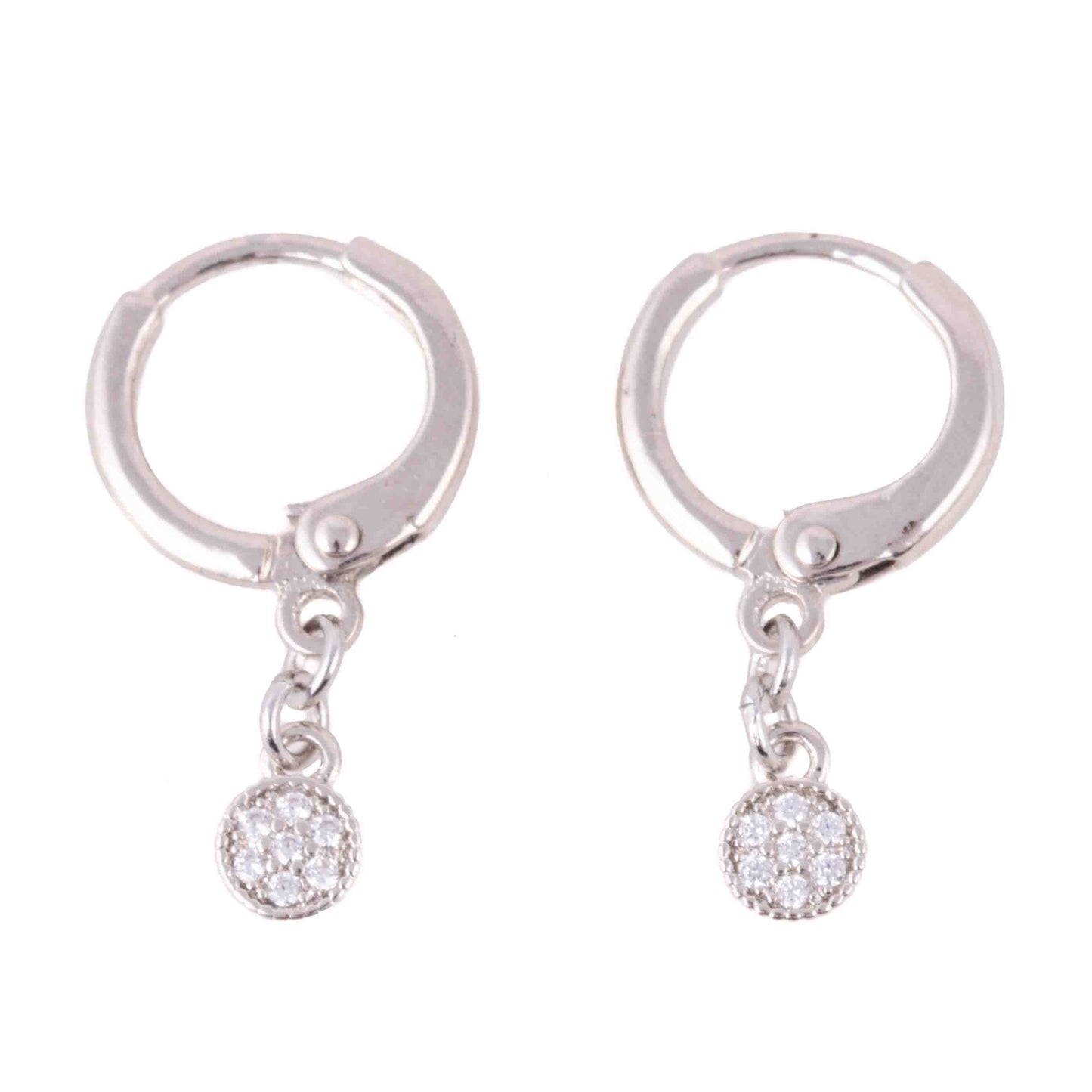 Charm Silver Plated Earring Set