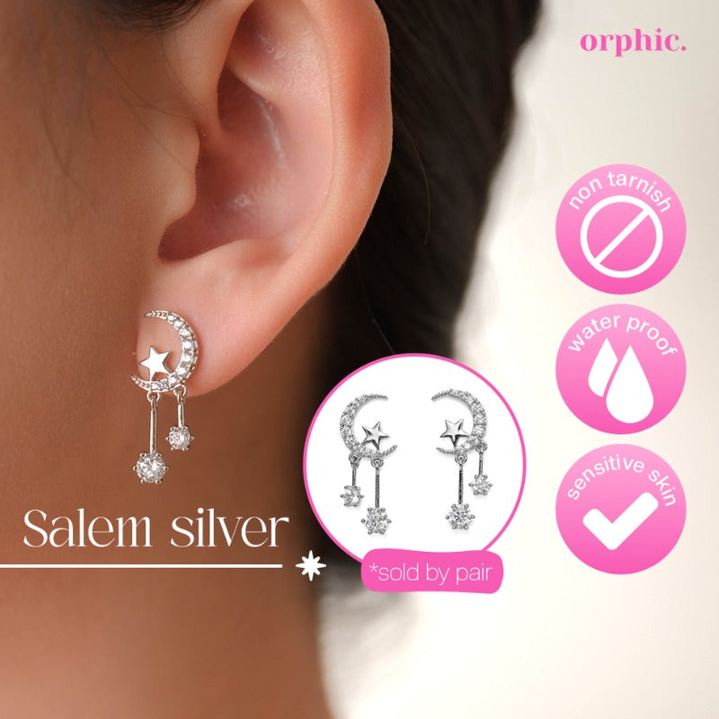 Stud Earrings Silver #2