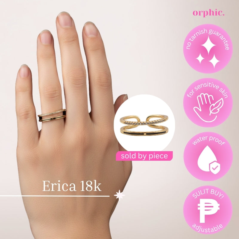 2026 Collection - Stackable Gold Adjustable Rings 18k Gold Plated