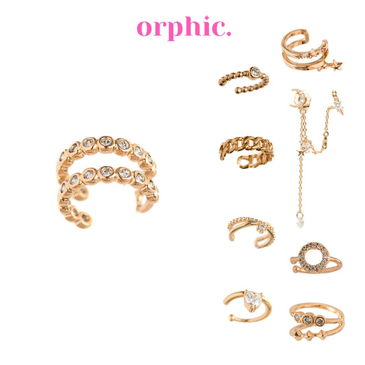 Ear Cuffs 18k Gold Plated