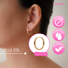  Alexi Hoop Earring (18k Gold Plated)