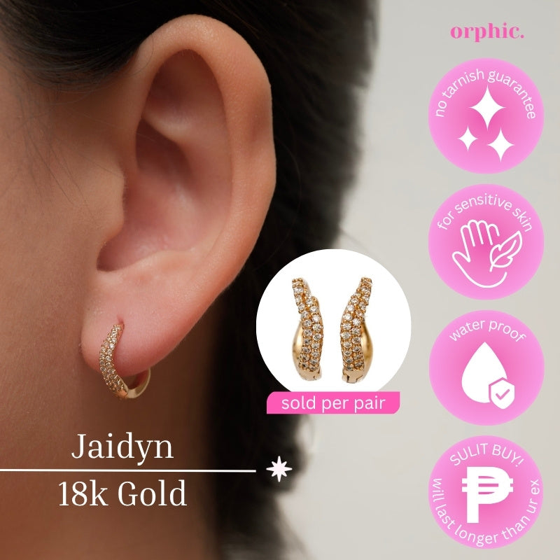 Hoop Earrings 18k Gold Plated #2