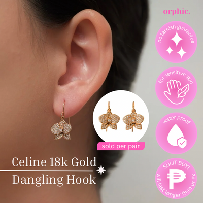 2026 Summer Earrings Collection Dangling Hoop Stud - Celine