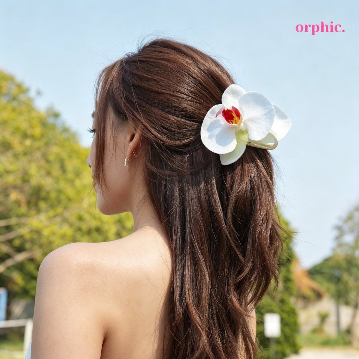 Orchid Hairclamp