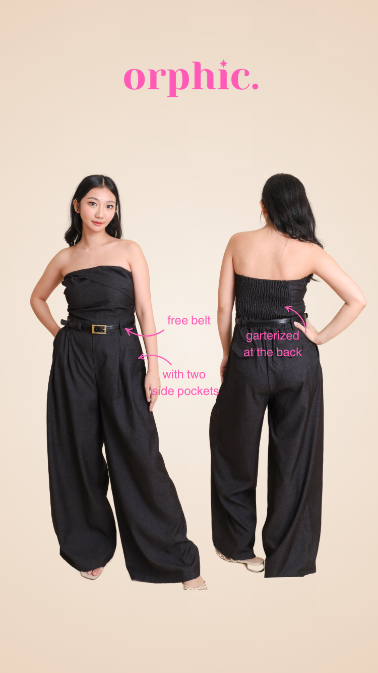orphic. wear Leila Effortlessly Stylish Denim Jumpsuit – Your New Go-To Outfit!