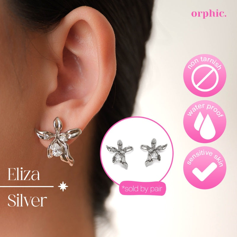 Stud Earrings Silver #2
