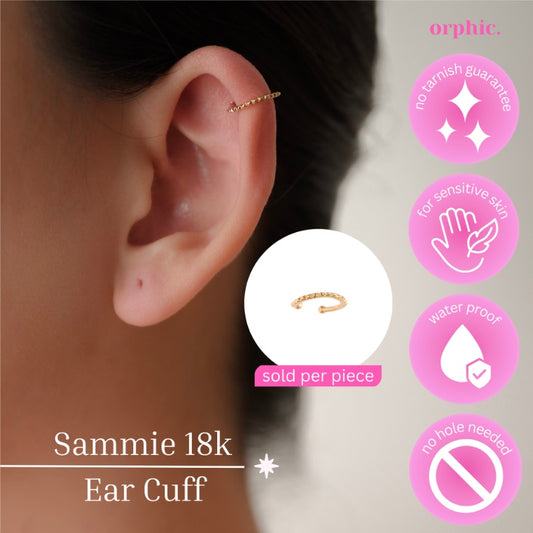 Ear Cuffs 18k Gold Plated