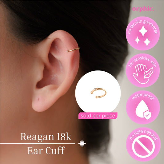 Ear Cuffs 18k Gold Plated