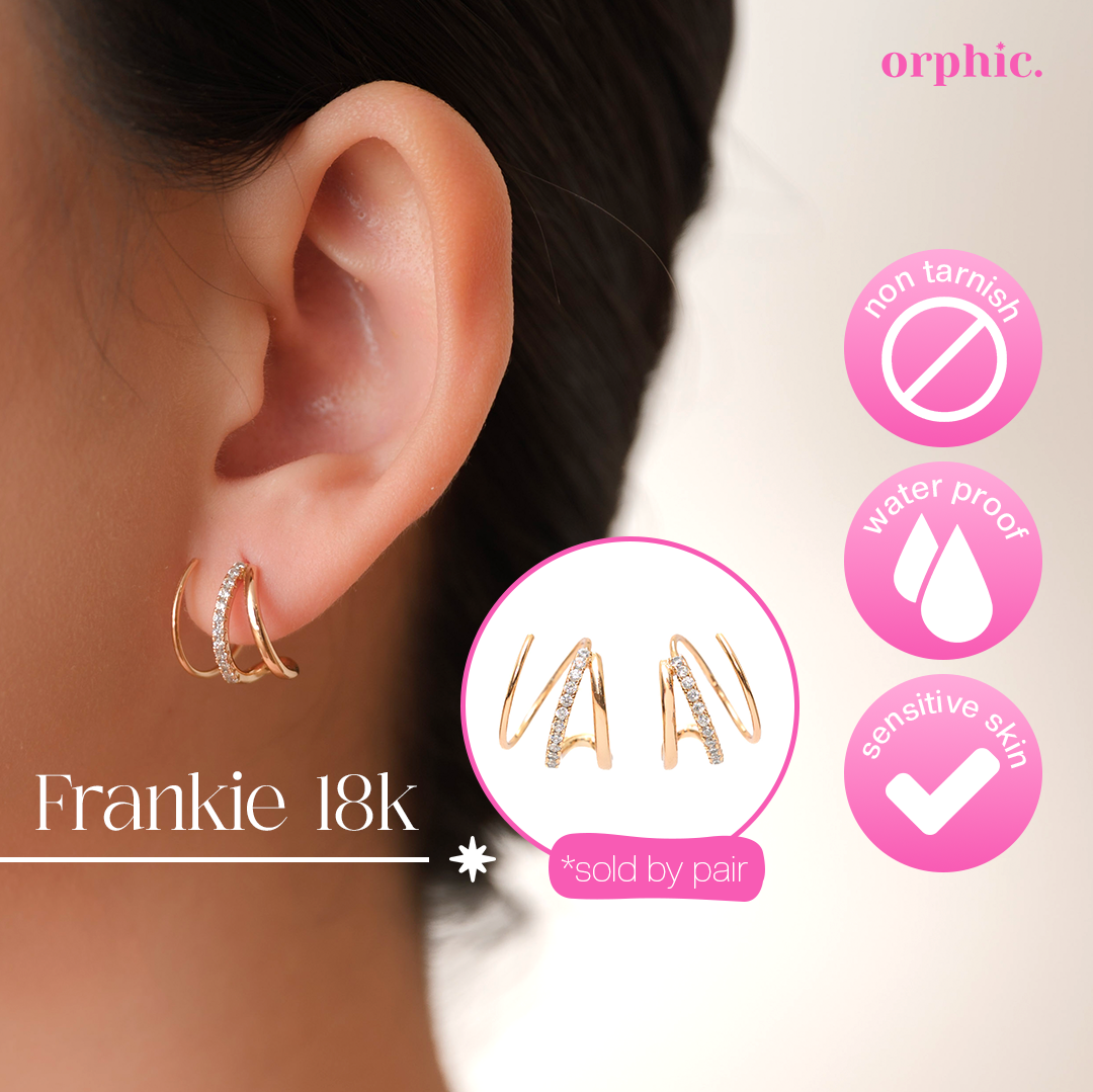 Double Piercing Illusion Earrings